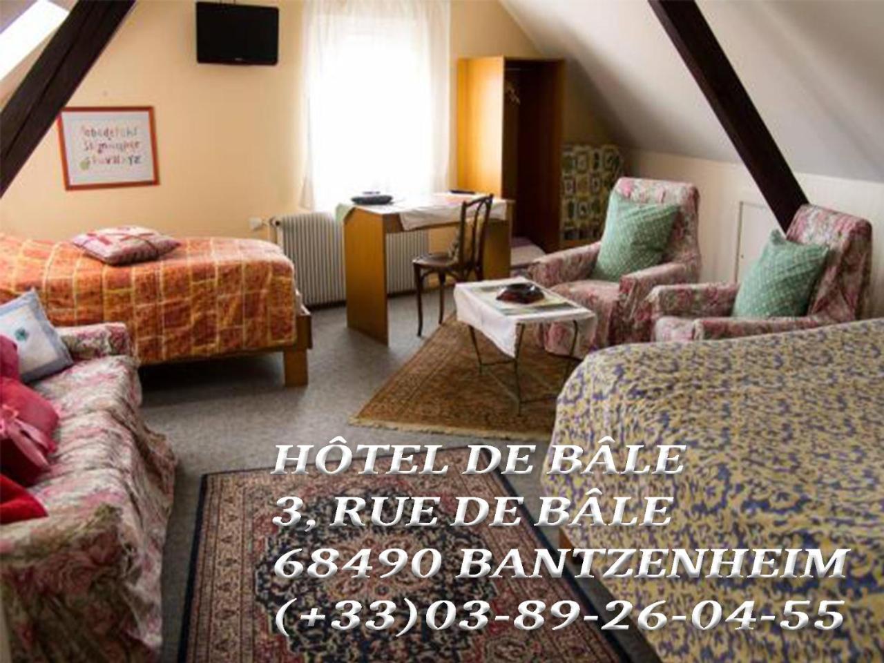 Hotel De Bale Bantzenheim Экстерьер фото